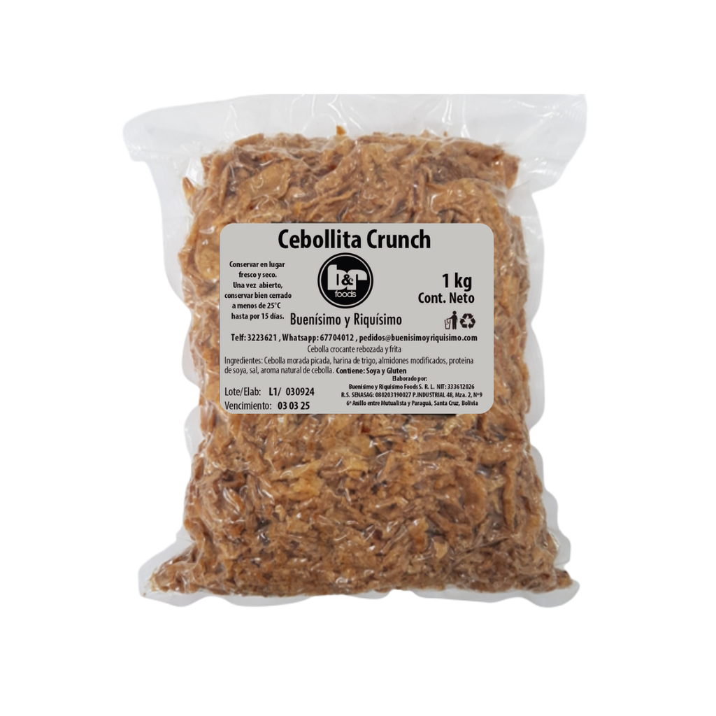 Cebollita Crunch, Pouch 1 Kg