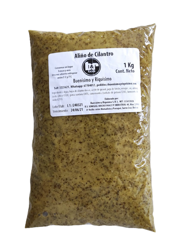 Aliño de Cilantro