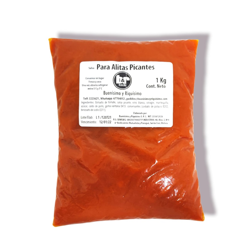 Salsa Para Alitas Picantes Kg
